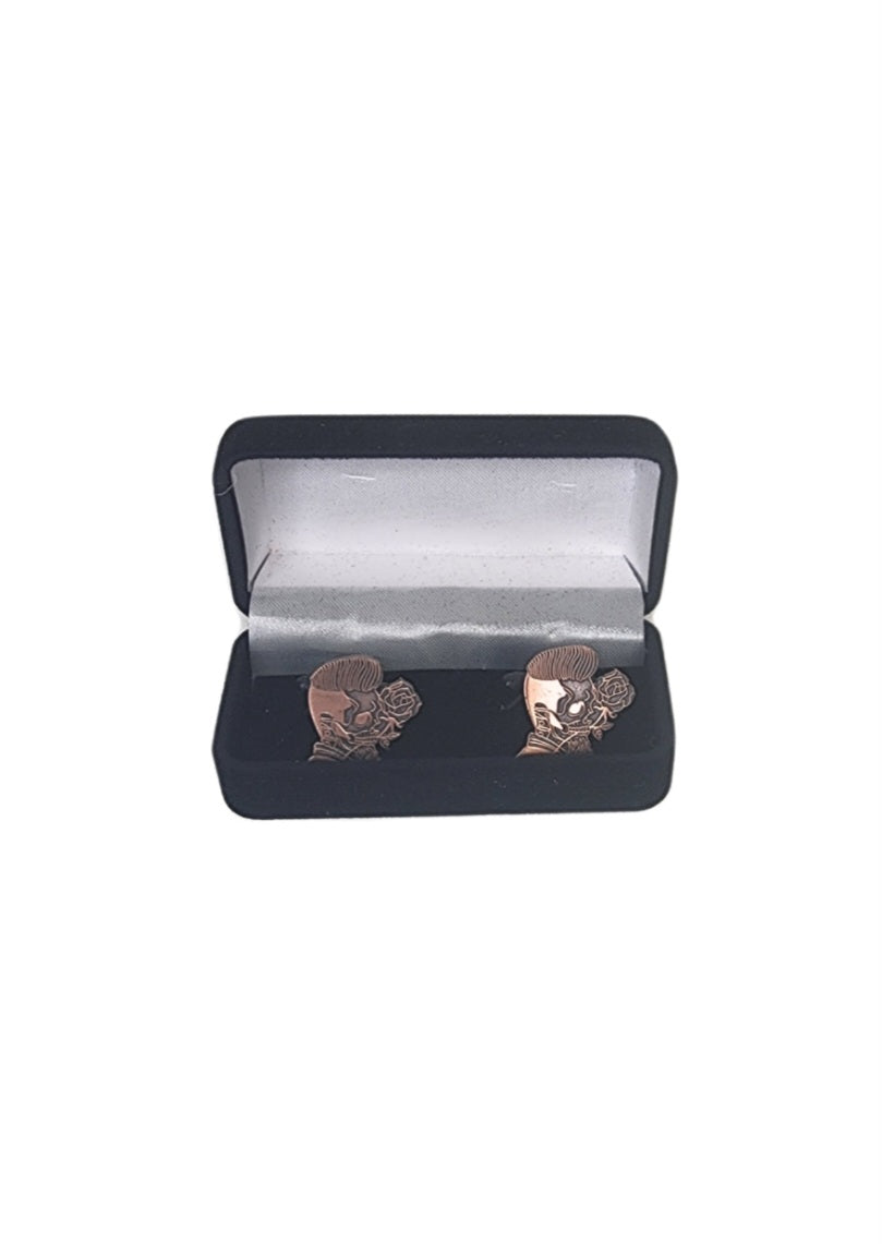 Pomp Skull Cufflinks