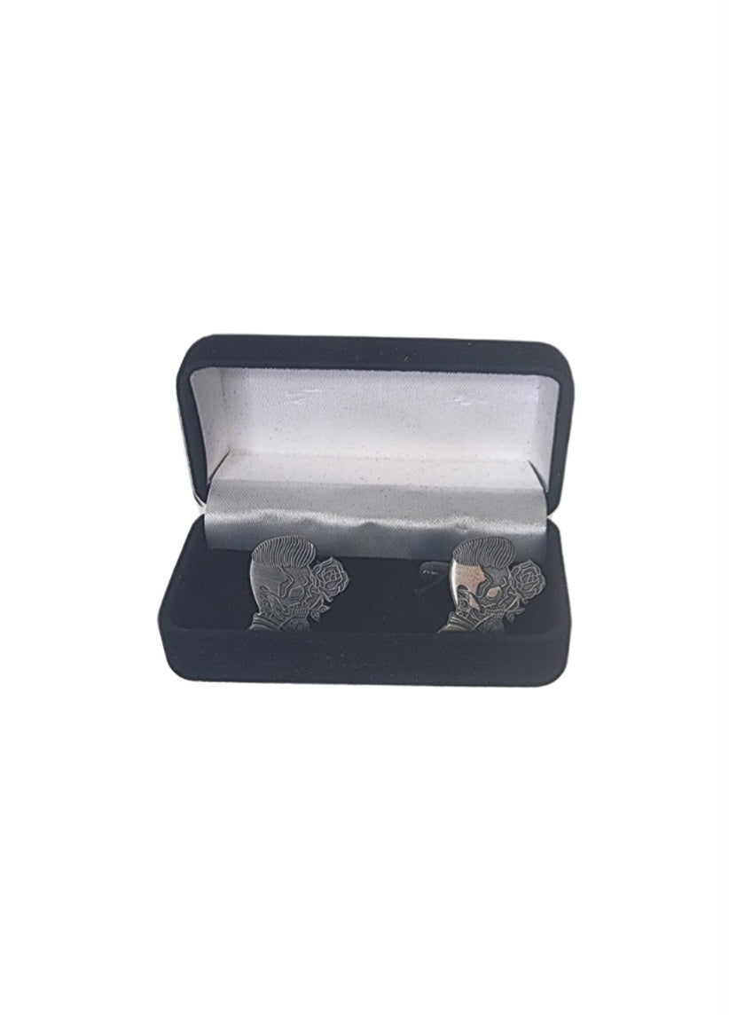 Pomp Skull Cufflinks