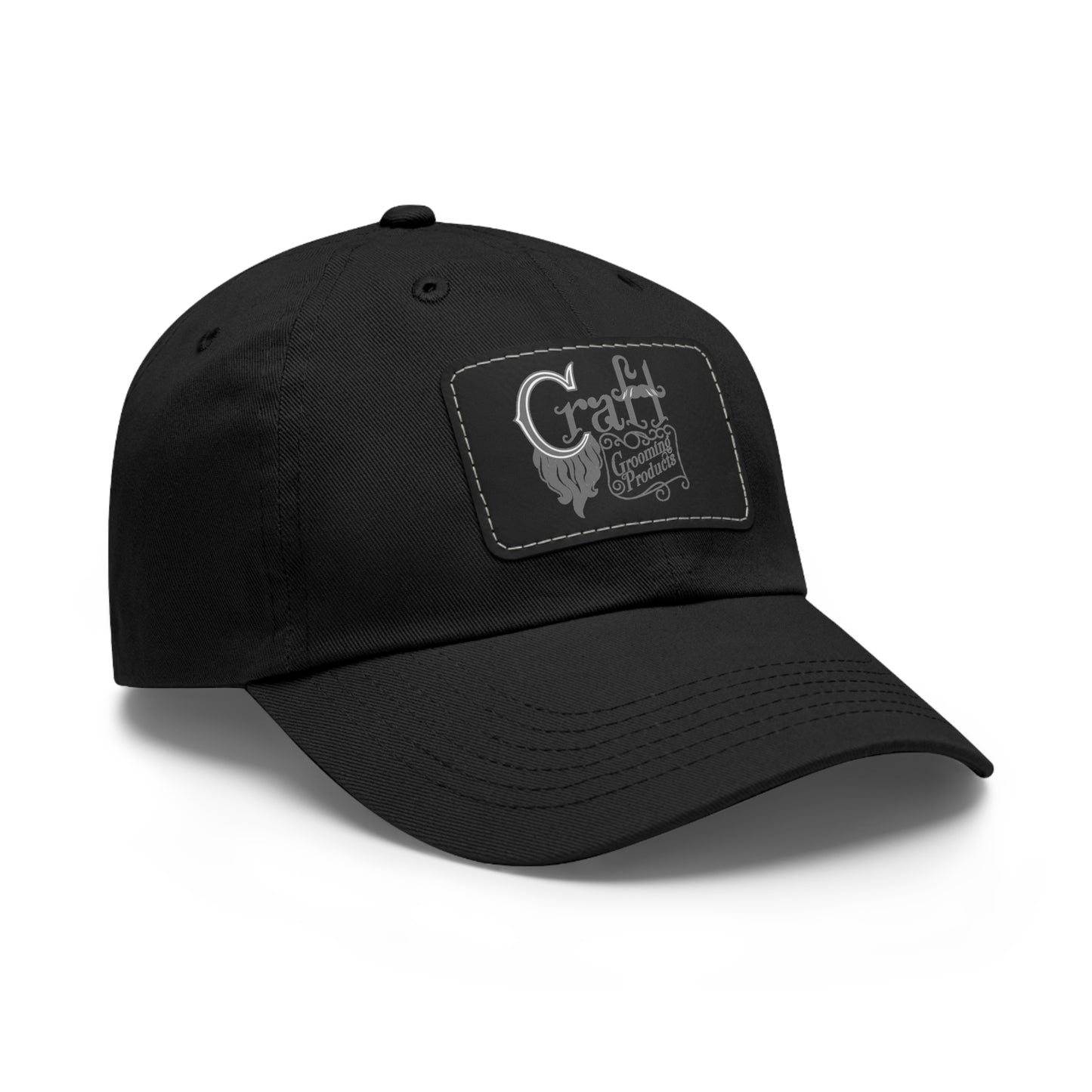 Dad Hat with Leather Craft Patch