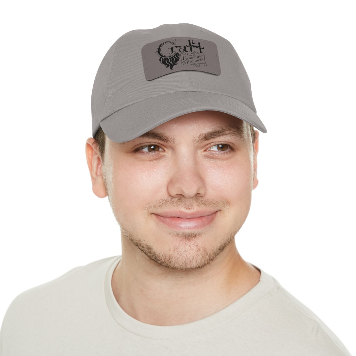 Dad Hat with Leather Craft Patch