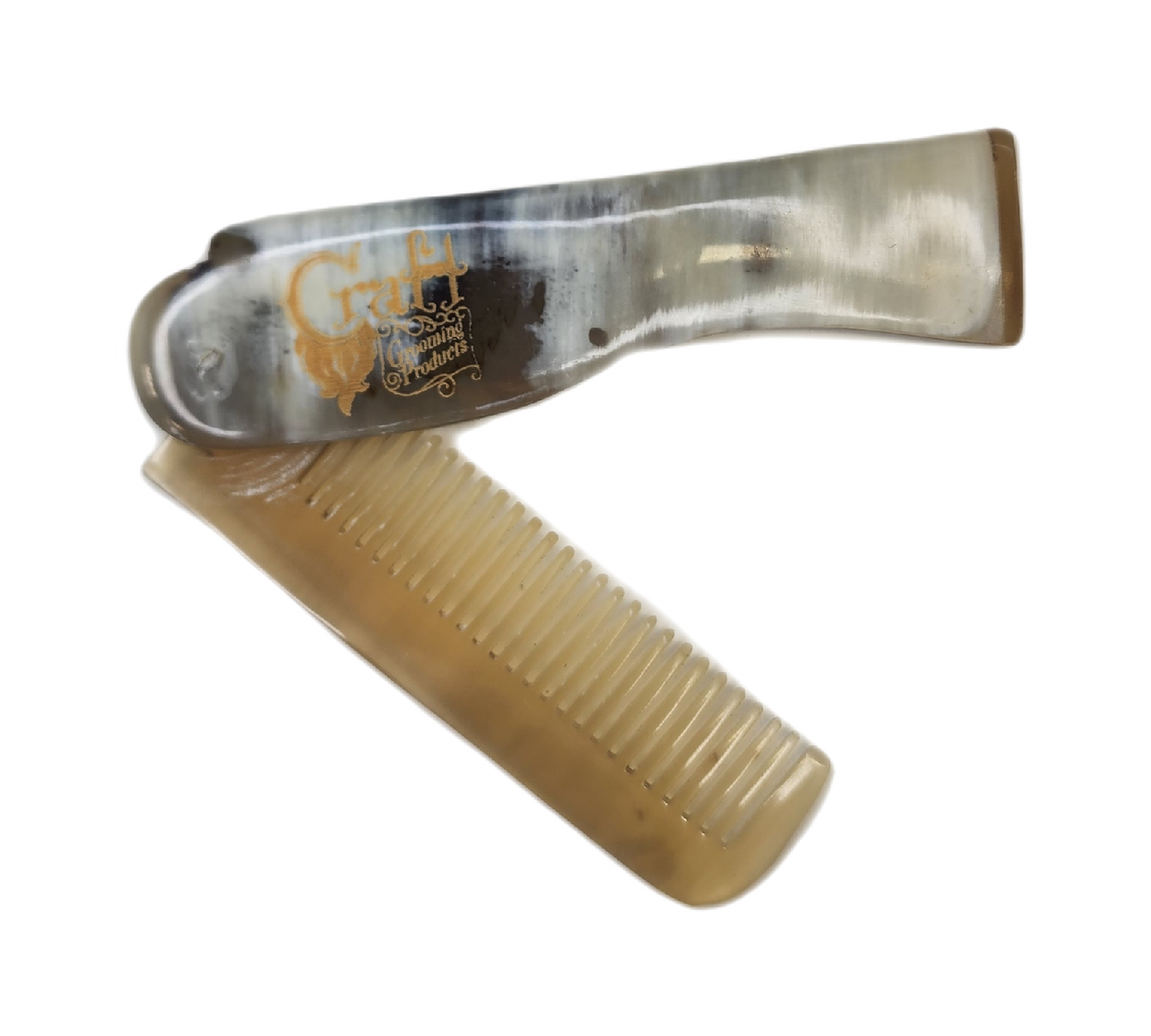Folding Craft Ox Horn Comb