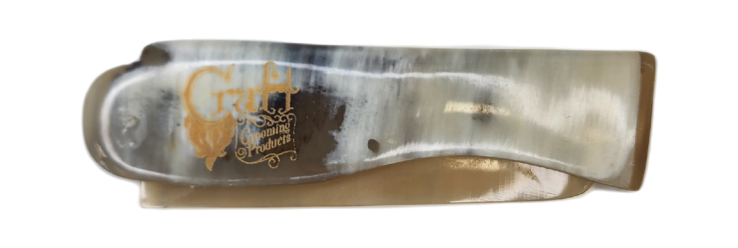 Folding Craft Ox Horn Comb