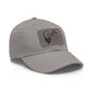 Dad Hat with Leather Craft Patch