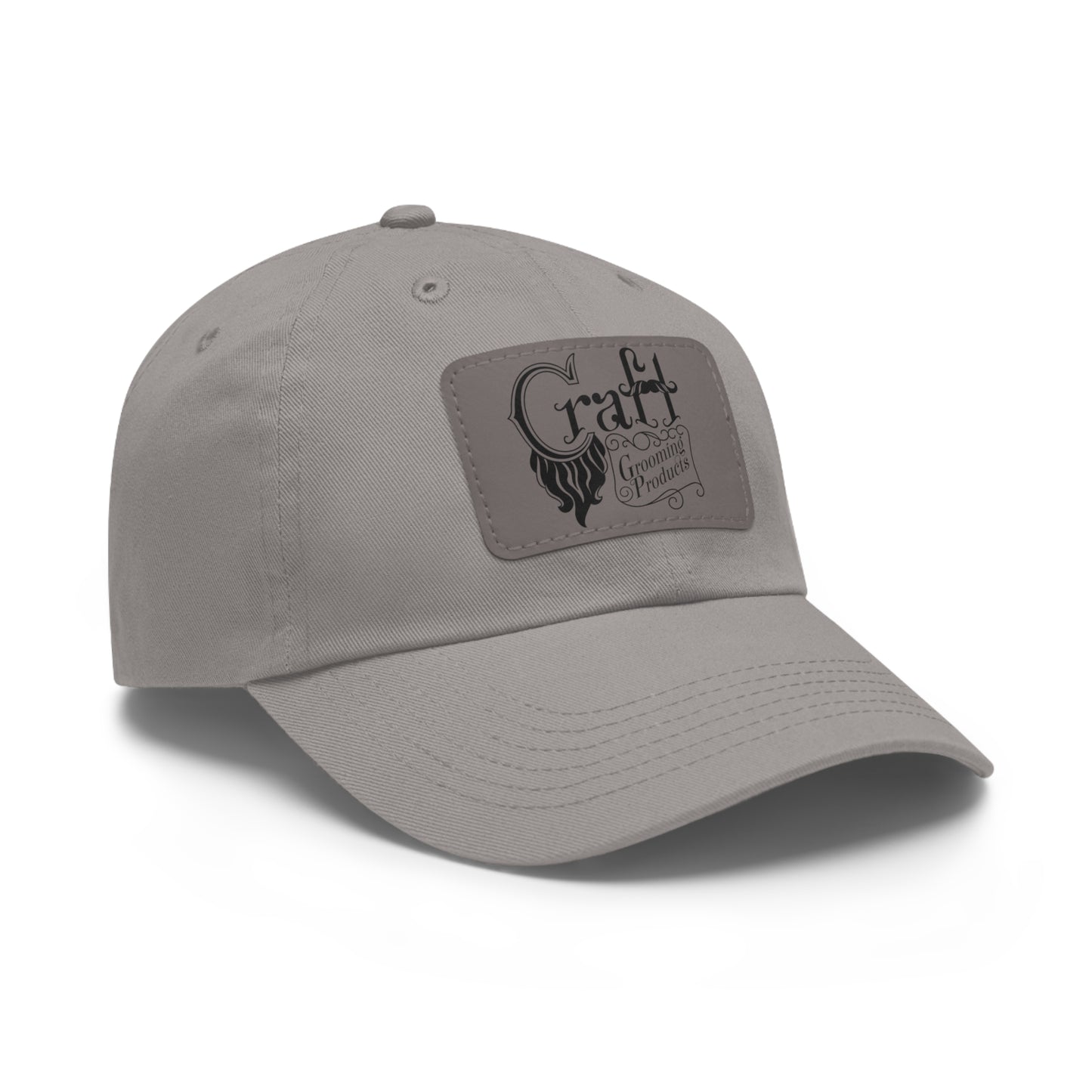 Dad Hat with Leather Craft Patch