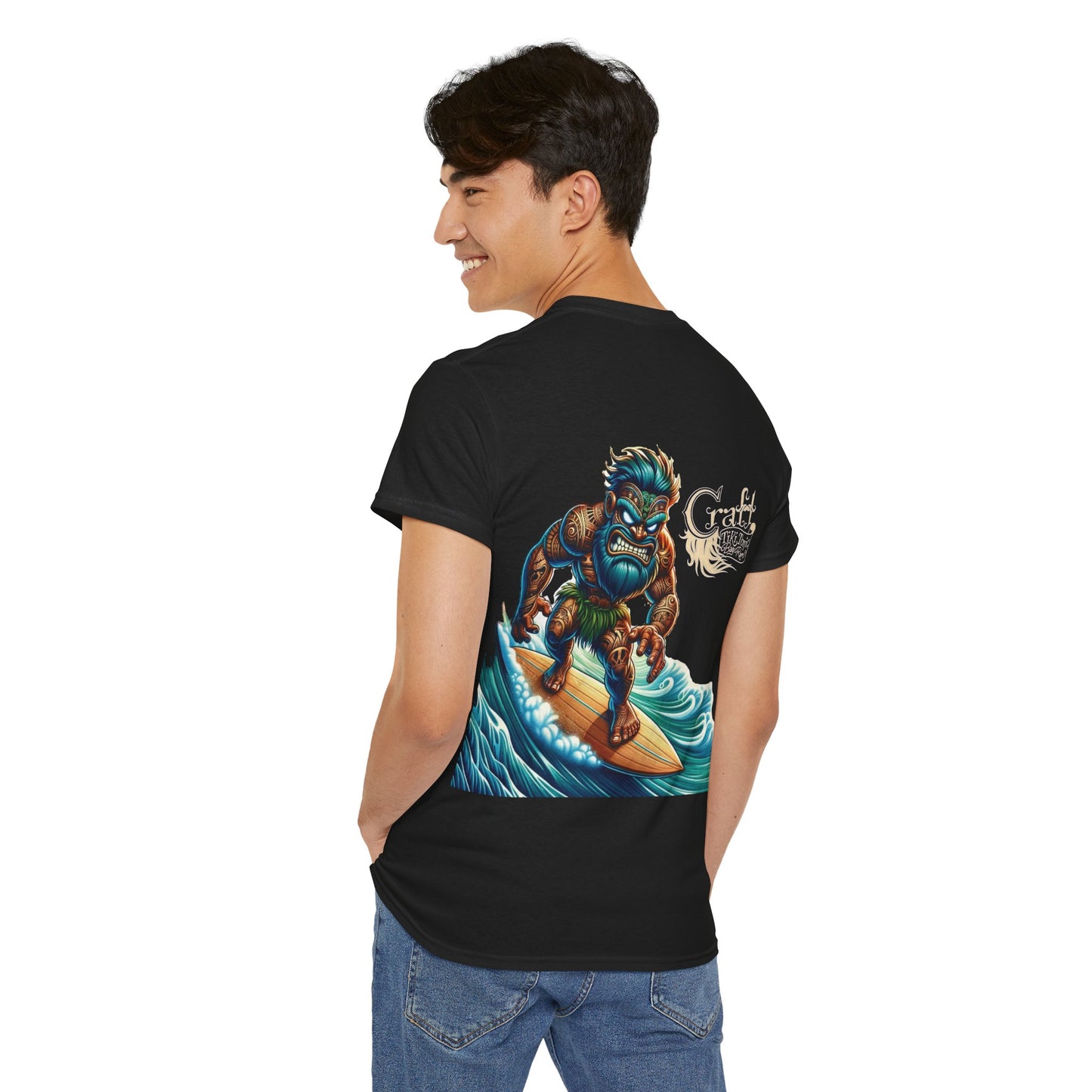 Surfer cutout Tiki Tonic Bay Rum T-Shirt