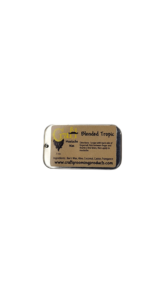 0.5 oz. Blended Tropic Mustache Wax