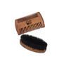 Boar Bristle Brush & Wood Comb box set